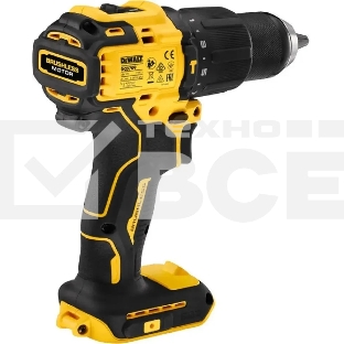 Дрель-шуруповерт DeWalt DCD709N-XJ, Аккумуляторная, 18В, Без АКБ и ЗУ, Кейс