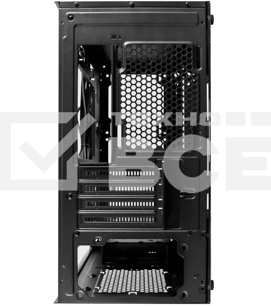 Компьютерный корпус 1STPLAYER TRILOBITE T3 Black / mATX, TG / 4x 120mm LED fans inc. / T3-BK-4F1