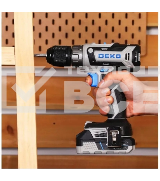 Дрель-шуруповерт Deko Loner 20V 085-1006, Аккумуляторная, 20В