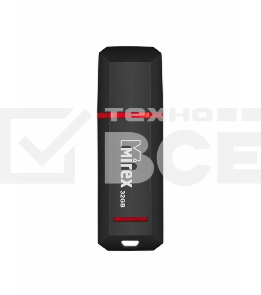 Флеш диск 32GB Mirex Knight, USB 2.0, Черный