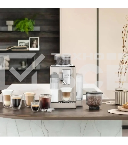 Кофемашина автоматическая DeLonghi EXAM440.55.BG бежевый, исп. кофе - зерновой/молотый, 1.4 л, 1450 Вт, 19 Бар.