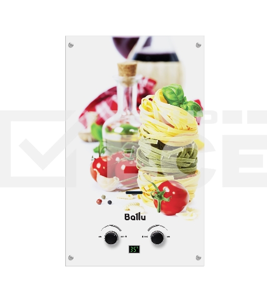 Колонка газовая Ballu GWH 10 Fiery Glass Pasta