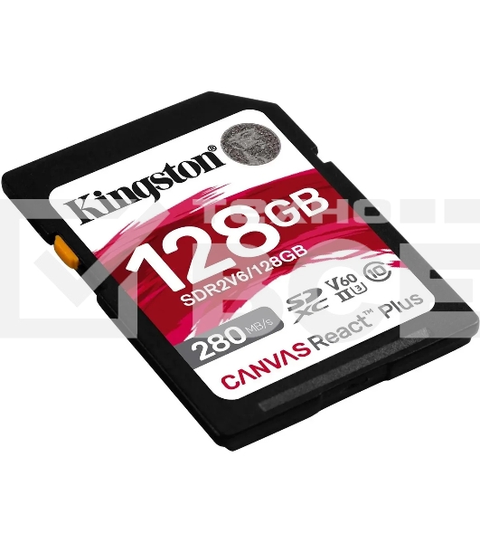 Флеш карта SDXC Kingston SDR2V6/128GB Canvas React Plus w/o adapter 128GB