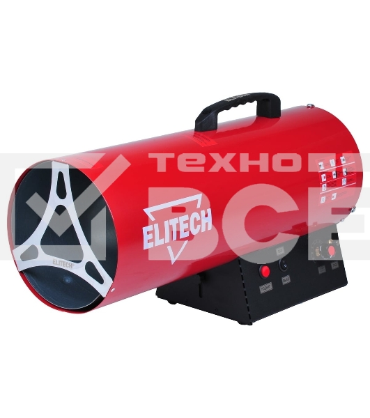 Тепловая пушка газовая Elitech ТП 30ГБ 30000Вт красный/черный