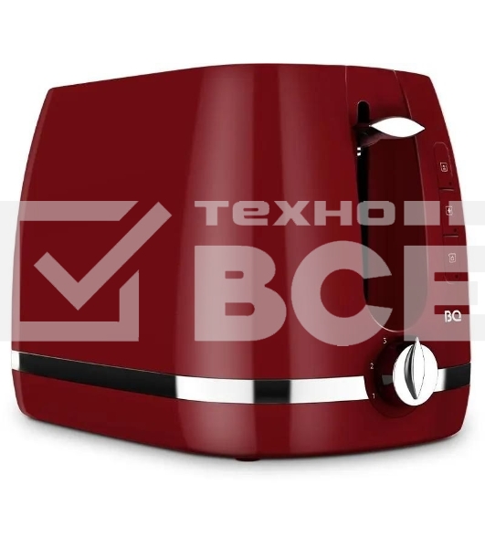 Тостер BQ T1711, 900Вт, красный