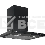 Вытяжка каминная Elikor Квадра 60П-650-К3Д черный, 60 см, 650 куб. м/ч, 56 дБ, фото2