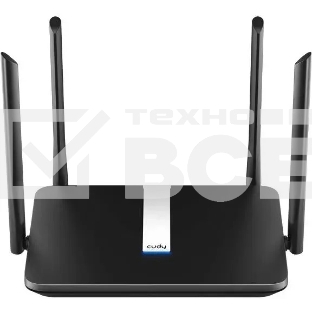 Роутер беспроводной Cudy X6 AX1800 10/100/1000BASE-TX черный