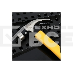 Молоток-гвоздодер Deli DL5002F 450 гр магнит, противоскользящий боек, фиберглассовая рукоять, фото2