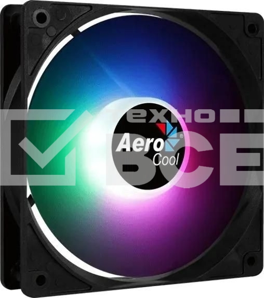 Вентилятор для корпуса Aerocool / Formula Frost 12 PWM FRGB черный, 120 мм, 1500 об/мин, 27.5 дБ, 4 pin