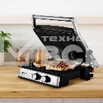 Электрогриль Kitfort КТ-3601 2000Вт серебристый/черный, фото5