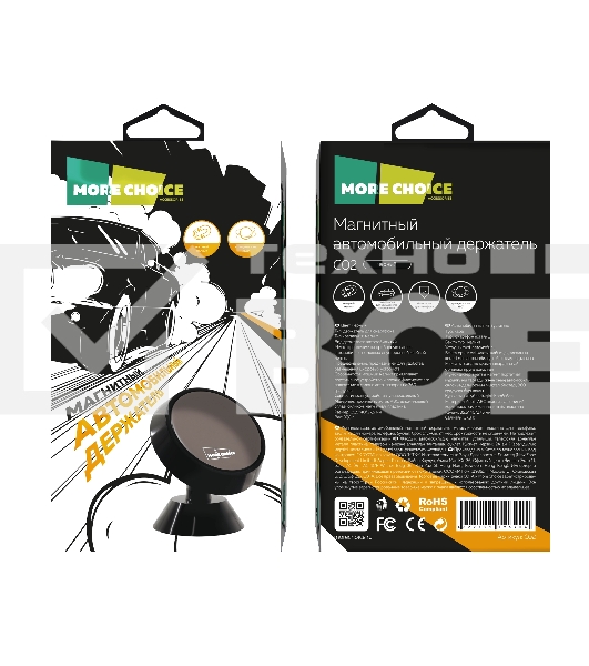 Автомобильный держатель MORE CHOICE C02 черный