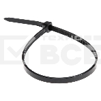 Хомут-стяжка кабельная нейлоновая Rexant 100x2,5 мм, черная, упаковка 100 шт., фото 1