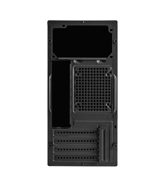 Компьютерный корпус Minitower ExeGate BAA-308MUC-UNS450 (mATX, БП UNS450 с вент. 12см, 1хUSB+1хUSB 3.0+1хTypeC, HD Audio, черный)