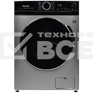 Стиральная машина Бирюса WMD-MX814/15 S серебристая, загрузка фронтальная 8кг, 1400 об/мин., класс: A