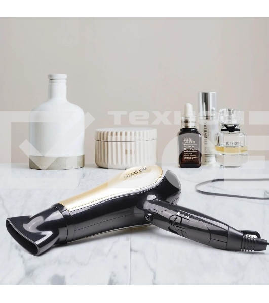 Фен Galaxy GL 4316 черный/золотистый, 2200 Вт
