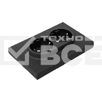 Розетка 2-м EKF UP1-SOB-210 СП Эпика 16А с заземл. без защ. шторок с рамкой механизм черный, фото5