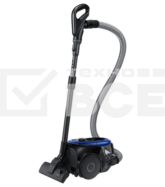 Пылесос Samsung VC18M21A0SB синий, 380/1800 Вт, уборка сухая, пылесборник контейнер 1.5 л