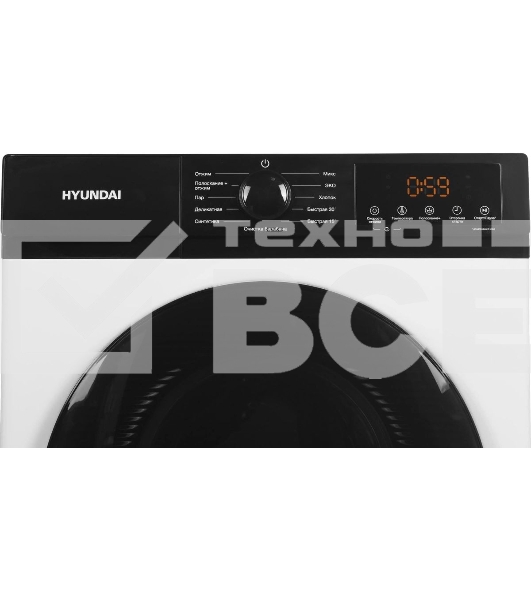 Стиральная машина Hyundai WME8215 класс: A загр.фронтальная макс.:8кг белый инвертер