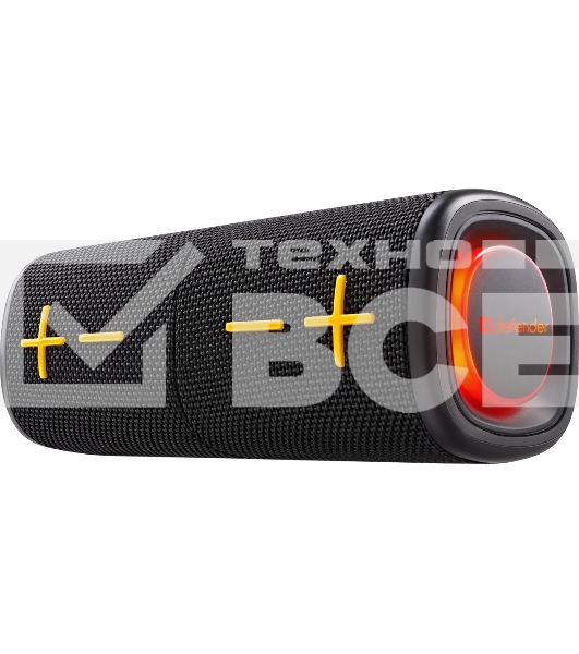Колонка портативная Defender Union black (20Вт, 2.0 стерео, Bluetooth, питание от аккумулятора)