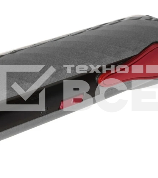 Выпрямитель для волос Homestar HS-8015 серебристый/красный, 25 мм, 200 °C, 1 режим