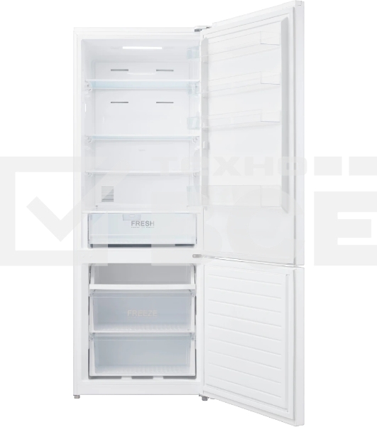 Холодильник Kraft KF-NF720XD нержавеющая сталь двухкамерный 324/108л морозилка сбоку, No Frost