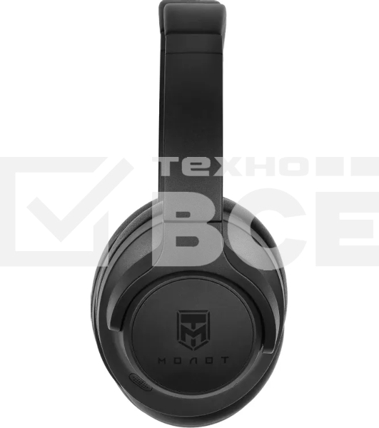 Беспроводные/проводные наушники URAL Молот Н120 черный, полноразмерные, Bluetooth + проводной, до 25 ч