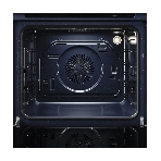 Духовой шкаф Kuppersberg HO 608 Black Glass, High-Tech, 78 л, поворотное управление, дисплей, таймер, 8 режимов, макс. температура 310 градусов, телескопические направляющие (на 1 уровень), цвет черный, цвет фурнитуры черный, фото4