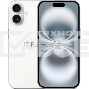 Смартфон Apple iPhone 16, 8/128Gb, белый