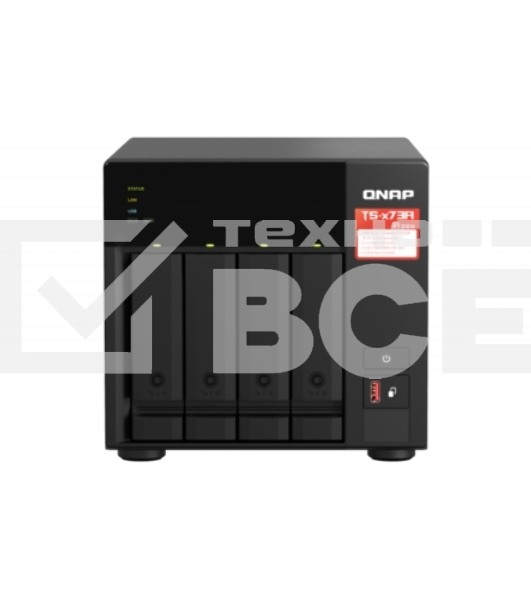 Сетевое хранилище NAS Qnap TS-473A-8G 4-bay Ryzen V1500B