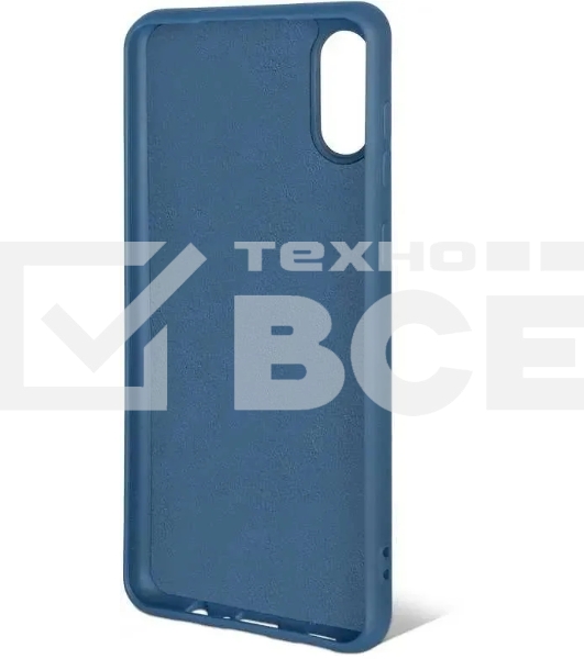 Чехол (клип-кейс) DF для Samsung Galaxy A02 sOriginal-27 синий