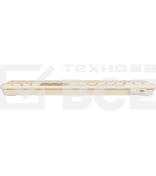 Клавиатура A4Tech Fstyler FBK26C AS беспроводная, USB, Bluetooth/Радиоканал, бежевый