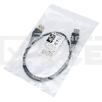 Кабель USB2.0 Cablexpert CC-USB2-AMAM-0.6M, AM/AM, экран, 28/26AWG, медь, Pro, 0.6м, черный, пакет, фото3