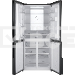 Холодильник Weissgauff WCD 450 INOX GLASS нержавеющая сталь трехкамерный side-by-side 286/141л морозилка снизу, фото19