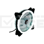 Вентилятор для корпуса Gembird D12025S12L-W черный, 120 мм, 1200 об/мин, 20.5 дБ, 3 pin, фото 1