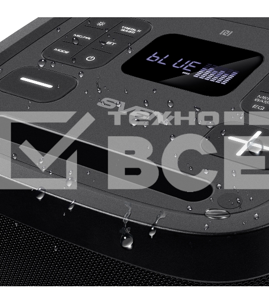 Мобильные колонки Sven PS-950 2.0 черные 2x80 W Bluetooth