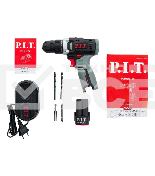 Дрель P.I.T. PBM12K-10A/1 X-DRIVER патрон:быстрозажимной реверс (PBM12K-10A/1)