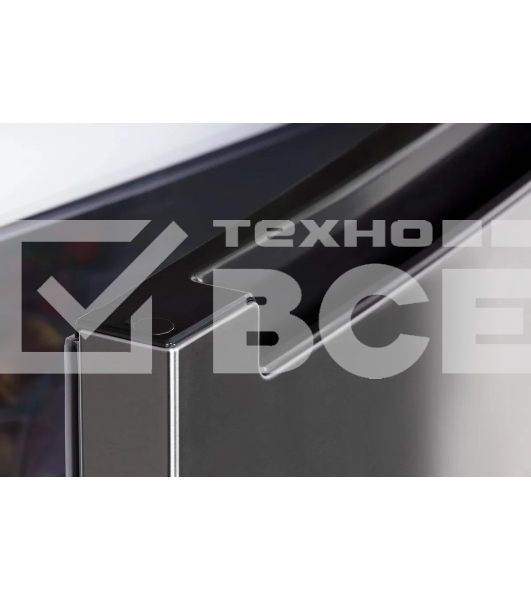 Холодильник Nordfrost NRB 164NF X нержавеющая сталь двухкамерный 238/105 л морозилка снизу