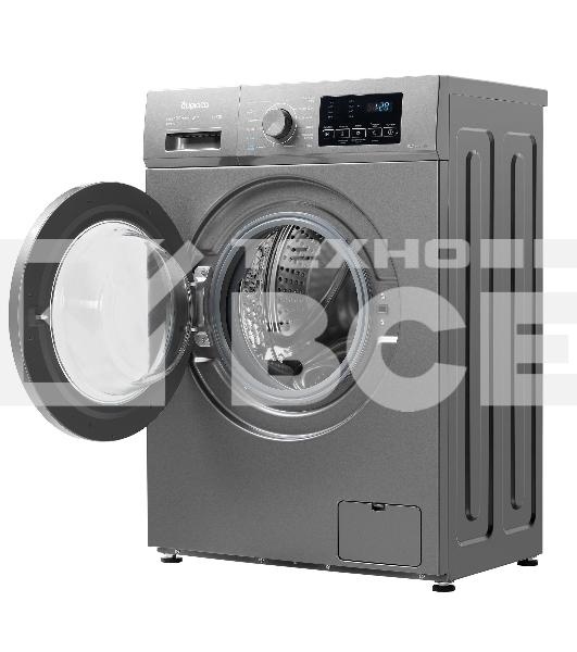 Стиральная машина Бирюса WM-SM712/08 M Металлик, загрузка фронтальная 7 кг, 1200 об/мин, класс А+++
