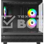 Компьютерный корпус Montech XR черный без БП ATX 3x120мм 2xUSB3.0 1xUSB3.1 audio bott PSU, фото4