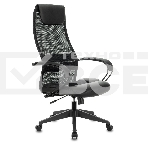 Кресло руководителя Бюрократ CH-608/BLACK TW-01 TW-11 черный, спинка сетка, искусст.кожа/ткань, фото14