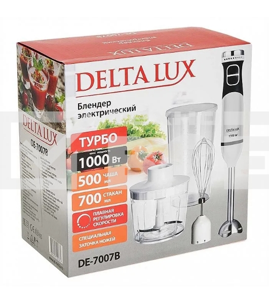 Блендер погружной DELTA LUX DE-7007B