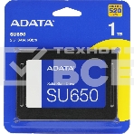 Накопитель SSD ADATA Ultimate SU650, 1Tb, SATA III, 2.5