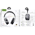 Наушники накладные Hoco W65 т.серый беспроводные bluetooth оголовье (50335), фото3