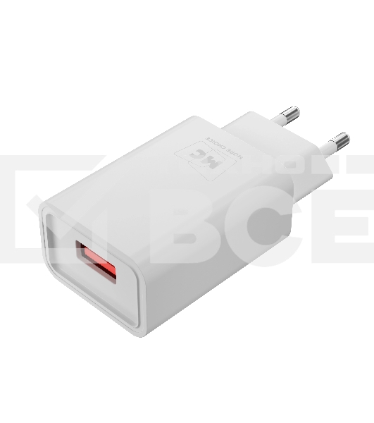 Сетевое зарядное устройство MORE CHOICE (4620202555731) NC07a СЗУ 1USB 2.0A для Type-C, белый