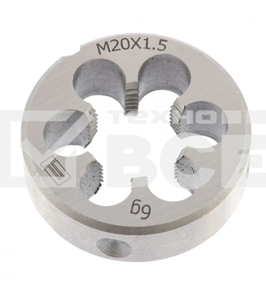Плашка Сибртех М20x1,5 мм