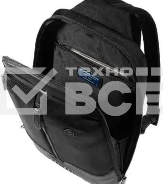 Рюкзак слинг мужской Piquadro Marcel CA6448W138/N черный нейлон/натур.кожа