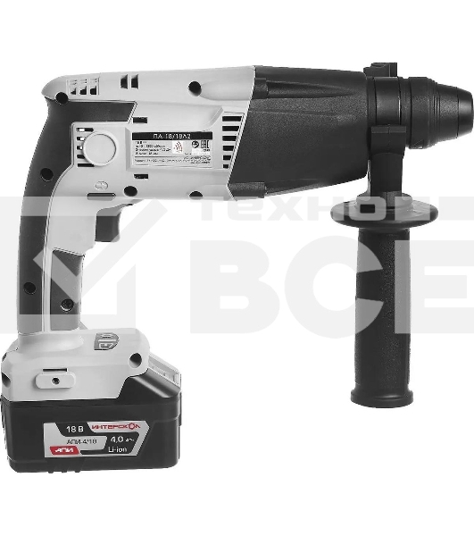 Перфоратор Интерскол ПА-18/18Л2 329.4.1.74 Li-ion, 1 аккум., 4А·ч, кейс