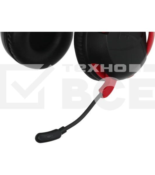 Наушники с микрофоном HyperX Cloud Mini черный/красный накладные BT оголовье (7G8F1AA)