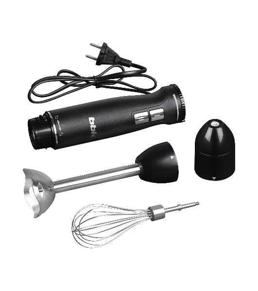 Блендер погружной BBK KBH0813 черный, 1100 Вт, плавная регулировка, турбо