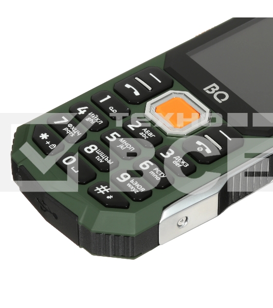 Мобильный телефон BQ 2817 Tank Quattro Power зеленый